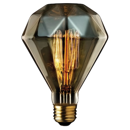 Globe Electric Globe Electric Designer Diamante 40 W BR30 Decorative Incandescent Bulb E26 (Medium) Amber 1 pk 84644